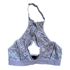 Victorias Secret Dusty Lavender Halter Lace Bralette